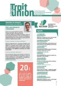 Trait d'union n°5 - juillet 2017