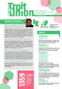 Trait d'union n°12 - septembre 2019
